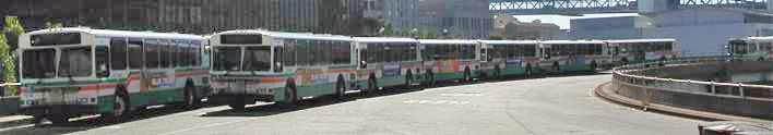 AC Transit Gillig Phantom bus line